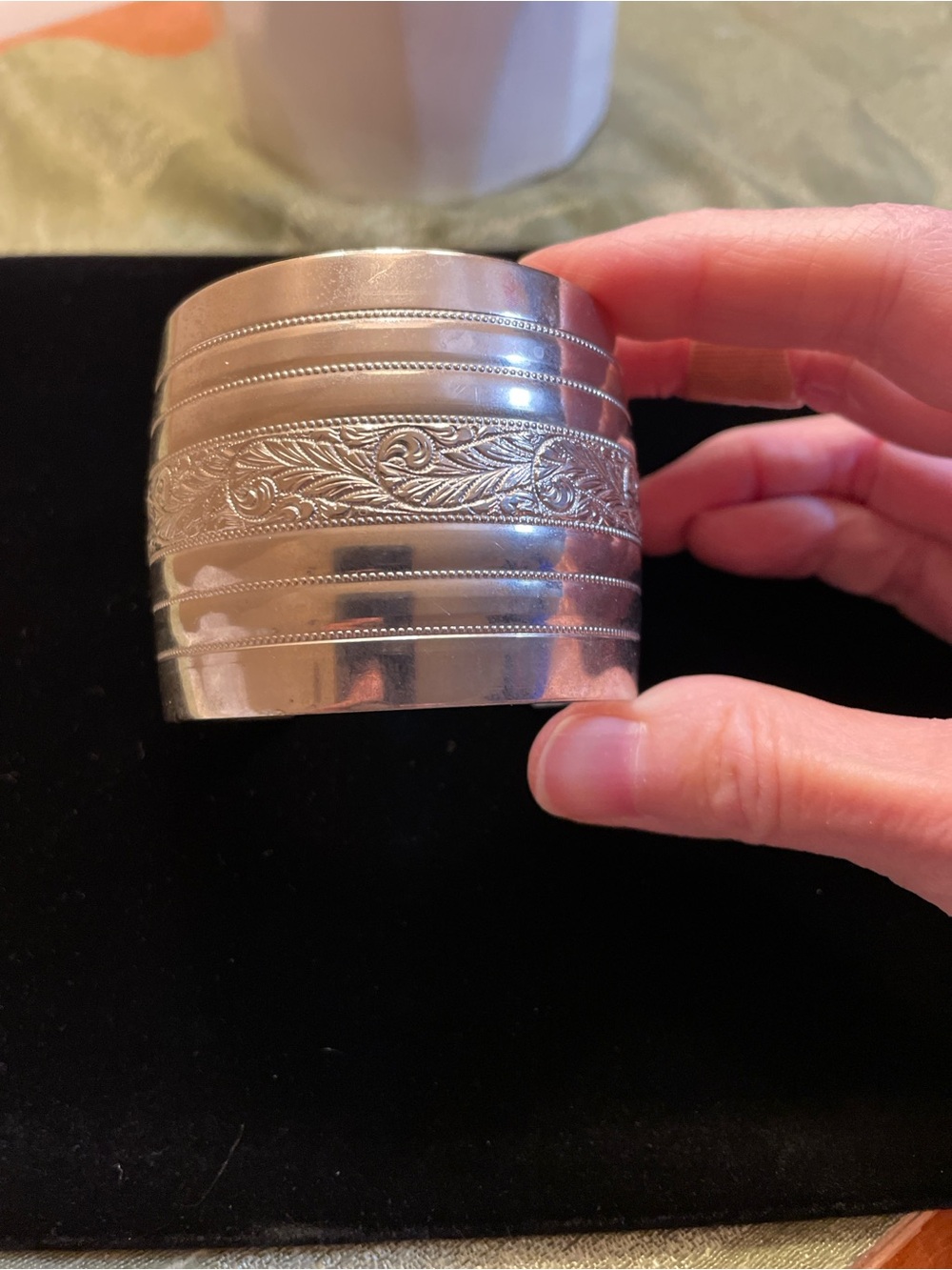 Silver Cuff Bracelet GUC.